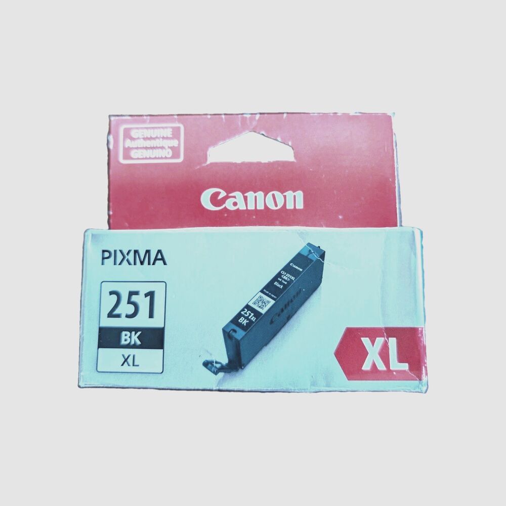Genuine Canon Pixma 251 XL Black Ink CLI-251XL NEW SEALED